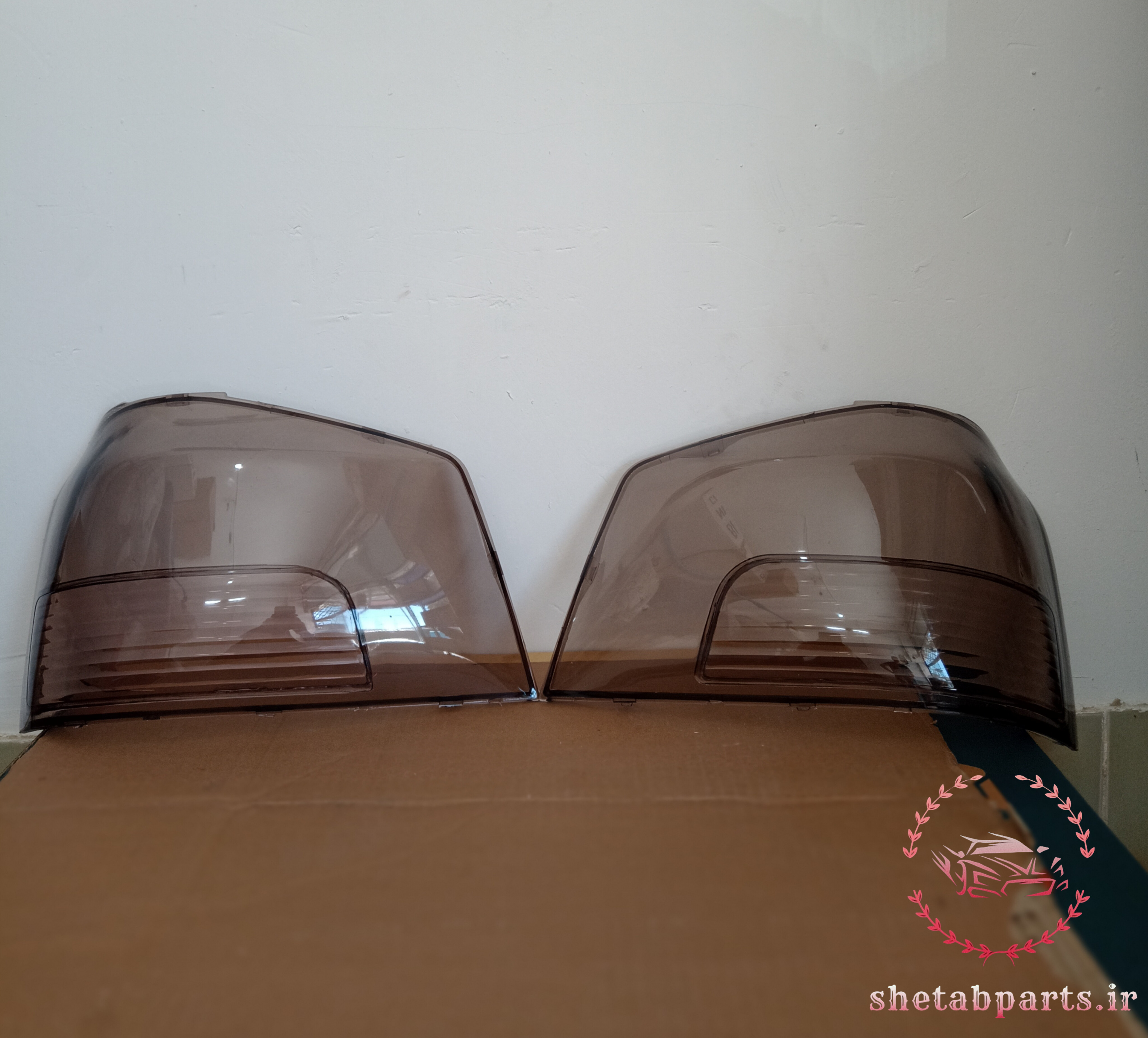 طلق خطر عقب پراید 132تمام دودی جفتی(چپ وراست)